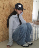 Leanne Low Curved Denim Pants