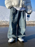Blident Pintuck Balloon Denim