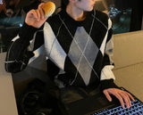 Mohair Argyle Knitwear