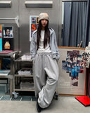 Nuzz Pintuck Belted Balloon Sweatpants