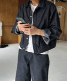 Twin cut denim jacket