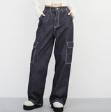 Lira denim pocket pants