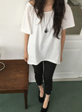 Bayo Color Stripe Banding Three Quarter Pants