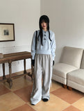 [Wool15] Hound Cable Duffle Button Hood Long Sleeve Knit