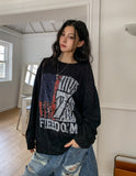 Frame Vintage Print Long Sleeve T-Shirt