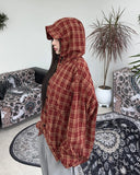 Seddy Check String Hood Shirt