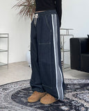 Bolden Stitch Banding Denim Pants