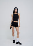 [U-BASIC] Vince scene line ribbed sleeveless