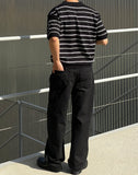 Luca Punching Short Sleeve Collar Knit
