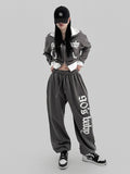 Lunte Lettering Jogger Pants