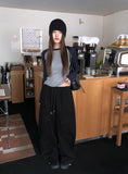 Zeta Cargo String Wide Banding Pants