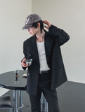 Lips Stripe Double Blazer Pants Set