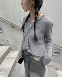 Mikan Washing Denim Wide Pants