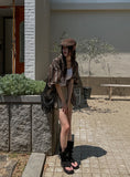 Rose Stripe Overfit Short Sleeve Shirt