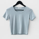 Lume Slim Round Neck Short Sleeve Tee