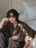 Elubin Over Check Shirt