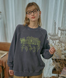 Flea Waltz Raglan Pigment Sweatshirt