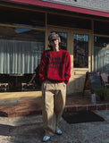 Hazy Cotton Pintuck Pants