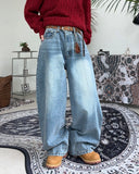 Minen cut wide denim pants