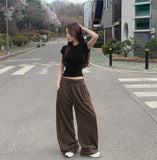 Span Slim Plain Short Sleeve T-shirt