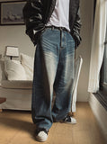 Dean Tiger Balloon Denim Pants