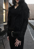 Glitter Fringe Cardigan