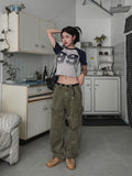 Mute Dying Wide Cargo Pants