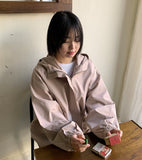 Shiomi String Hood Field Wind Jumper