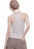 TWIN Solid Mango Sleeveless
