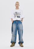 TRIPLE DAISY MIXED LOGO TEE SHIRT