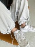 String Balloon & Jogger Cargo Pants