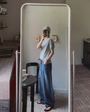 Woody Linen Balloon Denim Pants