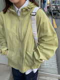 [unisex] Eiri Color Hood Over Wind jacket