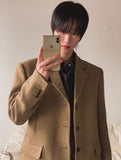 Mauve Wool Over Blazer