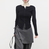 Minuan Snap Button Cardigan