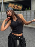 Lucy Stud Collar Halter Sleeveless