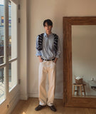 Fate Semi-Wide Cotton Pants