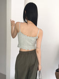 Horon Ribbon Cable Knitwear Sleeveless Top
