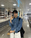 Summer Easy Denim Shirt