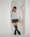 Echoes Button Long Sleeve T-shirt