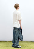 PINCH WIND SEMI WIDE DENIM PANTS