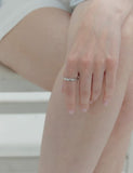 [Premium Plating] Essence AB(W) Heart Bubble Ring