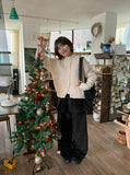 Dehena Banding Dot Velvet Skirt Pants
