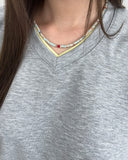 Lyle Blue Bead Necklace