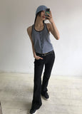 STRIPE BOOTCUT DENIM