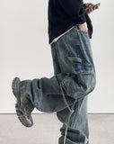 Reform Strap Cargo Denim Pants