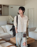 Hayden Flap Pocket Crop Shirt