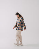 Mocha Balloon Check Shirt