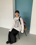 [BAONHAUS] Nylon Cargo Ribbon Bending Pants