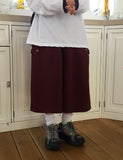 [unisex] Gineu Snap Button Bermuda Banding Pants